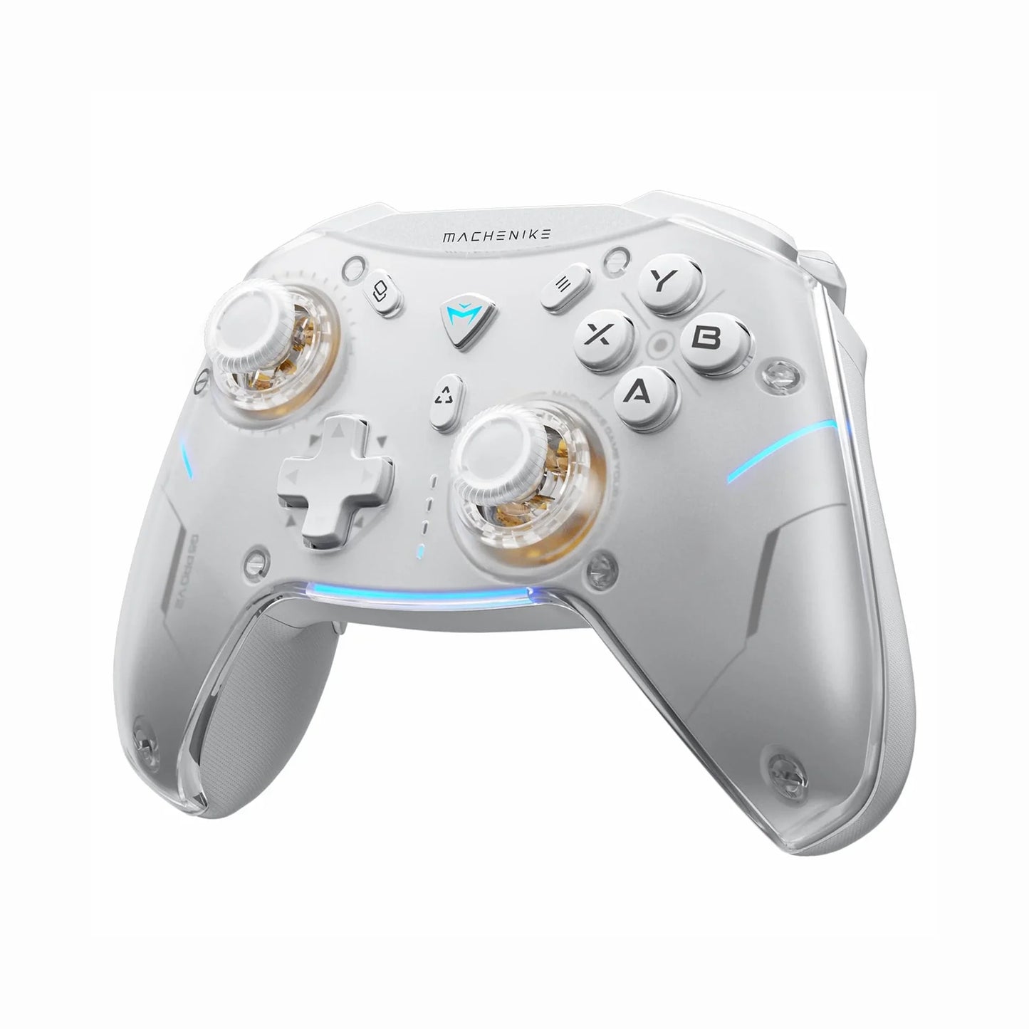 Machenike G5 Pro V2 Hall Effect Wireless Controller designed for drift-free precision, hot-swappable JH20 Hall joysticks, optical micro switches, responsive triggers, motion sensing, and pro-style gameplay for racing, FPS, action, and adventure games.