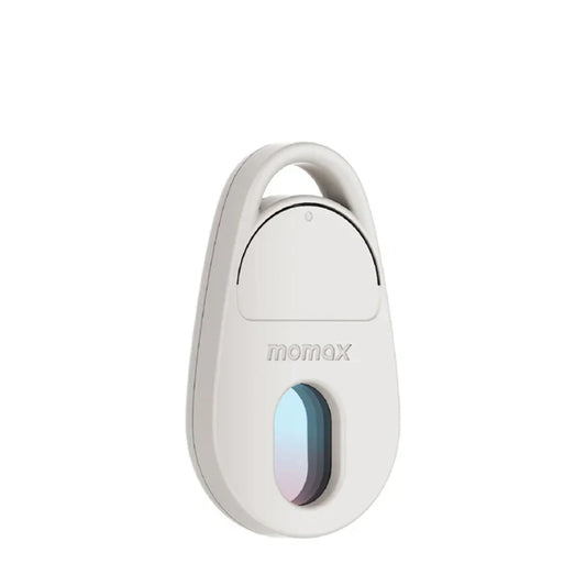 Momax Pinguard Find My Tracker with anti-spy camera detection, Apple Find My support, Bluetooth tracking, built-in buzzer, USB-C charging, and 170-day battery life.