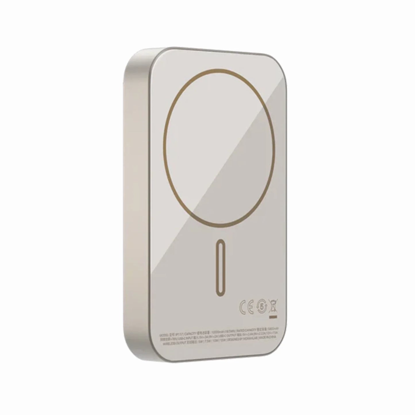 Momax Q.Mag X1 20W USB-C PD power bank featuring 10000mAh capacity, USB-C input and output, 15W wireless charging, and premium aluminum alloy and glass design.