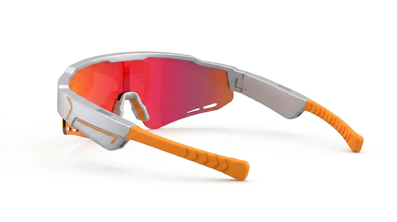 Techtron Aero Bluetooth Audio Sunglasses featuring lightweight sport eyewear design, wraparound lenses, open-ear directional sound, music playback, phone calls, button controls, and everyday outdoor tech use.

Find Techtron Aero Smart Glasses at techtron.ca, amazon, walmart, bestbuy, costco, and staples.