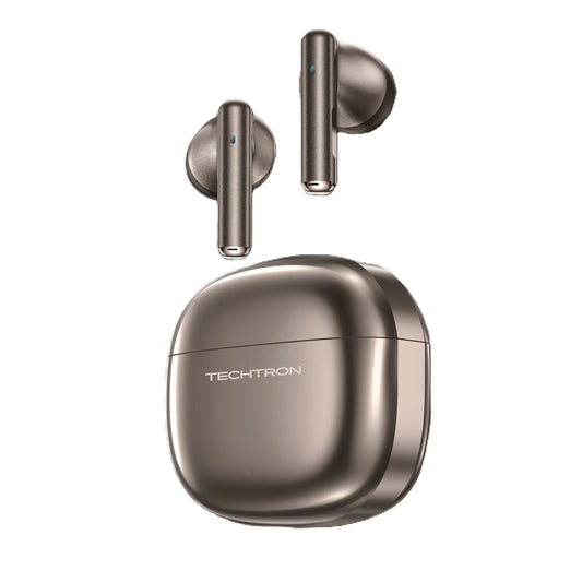 Techtron EP102 Bluetooth Wireless Earbuds shown above a compact zinc alloy charging case with TECHTRON branding, featuring a semi in-ear design, Bluetooth 5.4 wireless audio, 13mm drivers, Type-C charging, IPX4 water resistance, and everyday wireless earphones use for calls, music, videos, laptops, computer use, phones, tablets, commuting, travel, and portable tech accessories.

Find Techtron EP102 Zinc Alloy Shell Wireless Earphones at techtron.ca, amazon, walmart, bestbuy, costco, and staples.