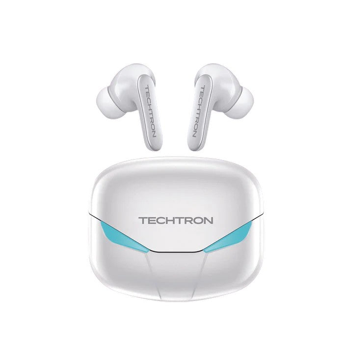 Techtron EP35 Gaming Wireless Earbuds shown with a compact charging case in a fresh studio view, featuring a bold gaming-inspired design, Bluetooth 5.3 wireless audio, low-latency game mode, 10mm drivers, strong bass, built-in microphone, and portable charging case support for games, calls, music, videos, laptops, computer use, gaming laptop setups, gaming PC audio, phones, tablets, and everyday tech accessories.

Find Techtron EP35 Wireless Earbuds at techtron.ca, amazon, walmart, bestbuy, costco, and stap