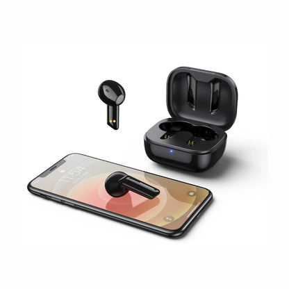 Techtron EP36 Wireless Earbuds featuring a black earbud design with compact charging case, LED indicator display, Bluetooth 5.3 wireless audio, low-latency game mode, 13mm large drivers, strong bass, Type-C charging, and everyday wireless earphones use for gaming, games, music, calls, videos, iPhone, Samsung, Android, laptops, tablets, and daily tech accessories.

Find Techtron EP36 Wireless Earbuds at techtron.ca, amazon, walmart, bestbuy, costco, and staples.