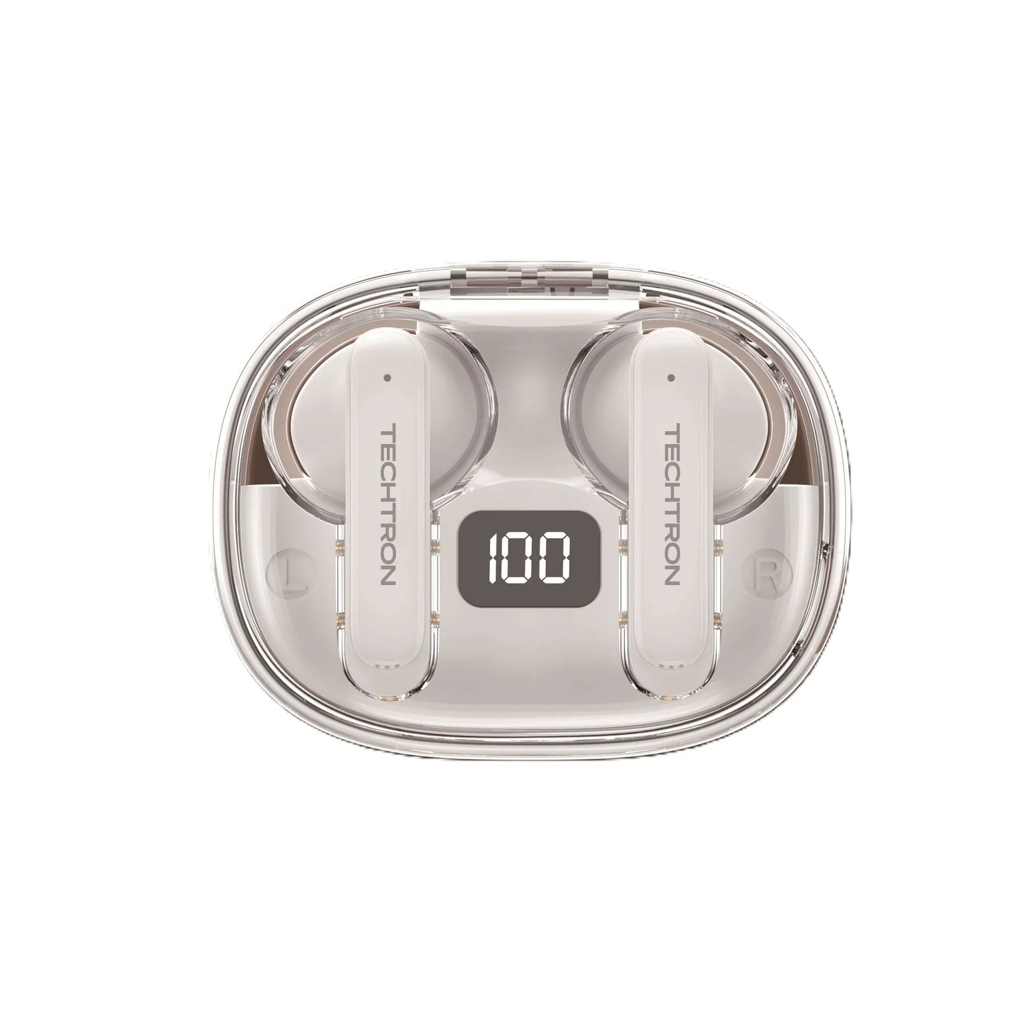 Techtron EP86 Bluetooth Wireless Earbuds designed for clear calls, online meetings, Bluetooth audio, and daily listening, featuring ENC call noise reduction, dual microphones on each earbud, 4-mic voice pickup, transparent charging case design, comfortable semi in-ear fit, 13mm driver sound, and reliable wireless earphones use for laptops, computer use, iPhone, Samsung, Android, phones, tablets, music, podcasts, videos, and everyday tech accessories.

Find Techtron EP86 Wireless Earbuds at techtron.ca, amaz