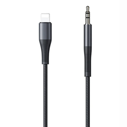 Techtron Lightning to Aux Audio Cable featuring a 1m braided wire design, aluminium-style connector build, Lightning to AUX connection, AUX to Lightning cable support, durable audio cable construction, and reliable wired sound for compatible iPhone, iPad, car audio systems, home speakers, stereo systems, AUX-input devices, music, podcasts, videos, driving, commuting, travel, and everyday listening.

Find Techtron Lightning to Aux Audio Cable at techtron.ca, amazon, walmart, bestbuy, costco, and staples.