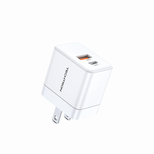 Techtron PQ352U GaN 35W Fast Adapter featuring a compact white foldable wall charger design, USB-C and USB-A dual ports, fast charger support, Type-C charger output, USB charger compatibility, and everyday charging for iPhone, Samsung, Android, iPad, tablets, laptops, MacBook Pro, power banks, earbuds, smartwatches, and tech accessories.

Find Techtron PQ352U GaN 35W Fast Adapter at techtron.ca, amazon, walmart, bestbuy, costco, and staples.