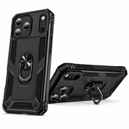 Premium Black iPhone 17 Pro Max Case with Military Grade Protection, Hybrid Phone Cover, and Raised Camera Protection