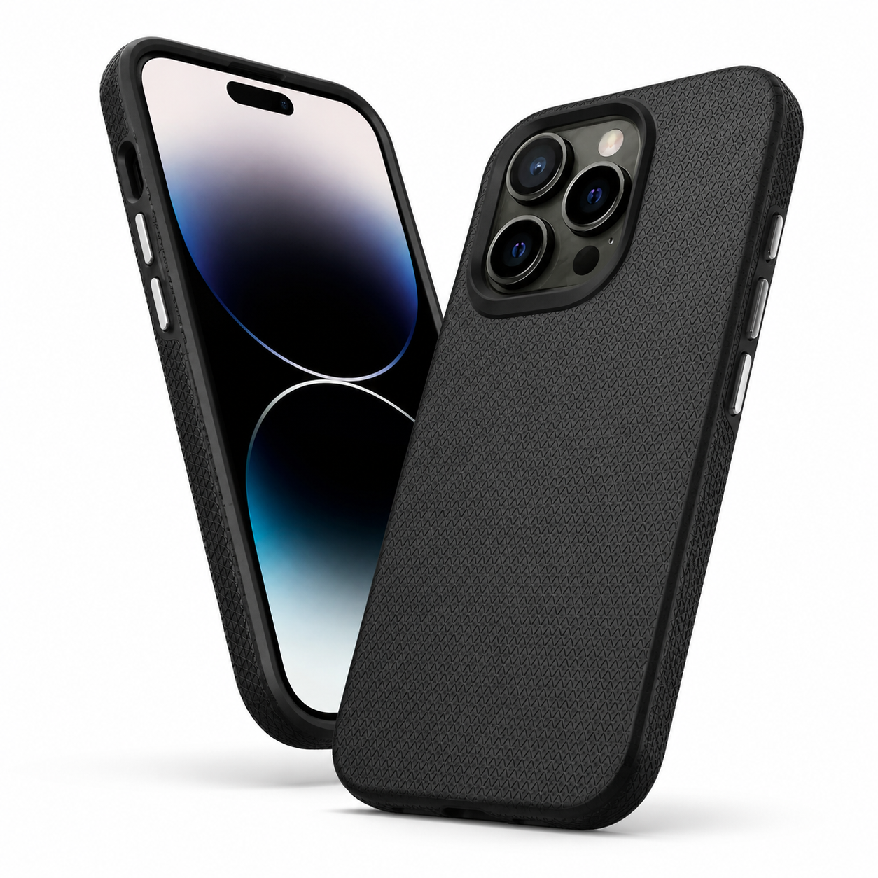 Black shockproof mobile case for iPhone 12 Pro 6.1 inch