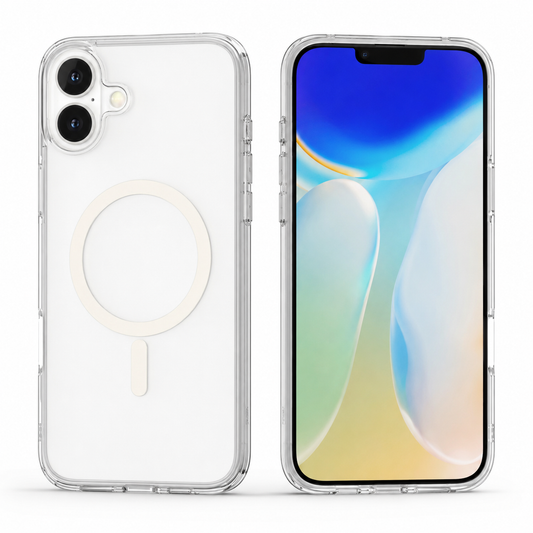 Premium MagSafe Clear iPhone 17 Case, transparent Apple iPhone 17 cover, shockproof mobile phone case