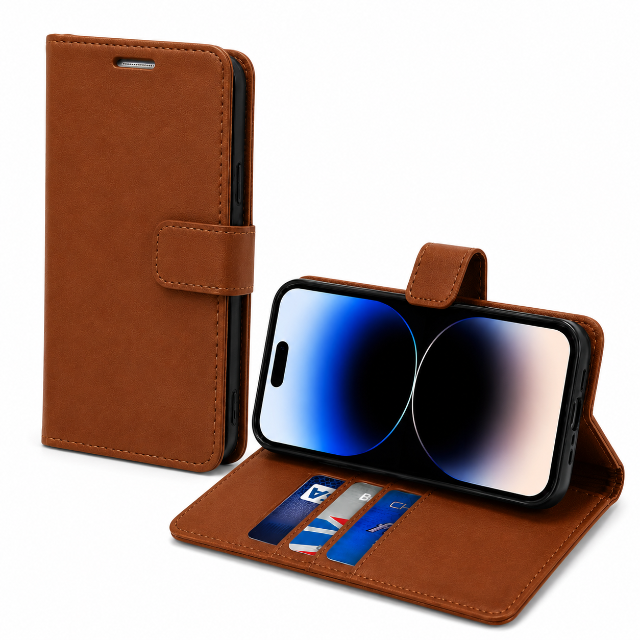 Premium Brown BlueMoon Diary Case for Apple iPhone 17 Pro Max Shockproof Wallet Phone Cover