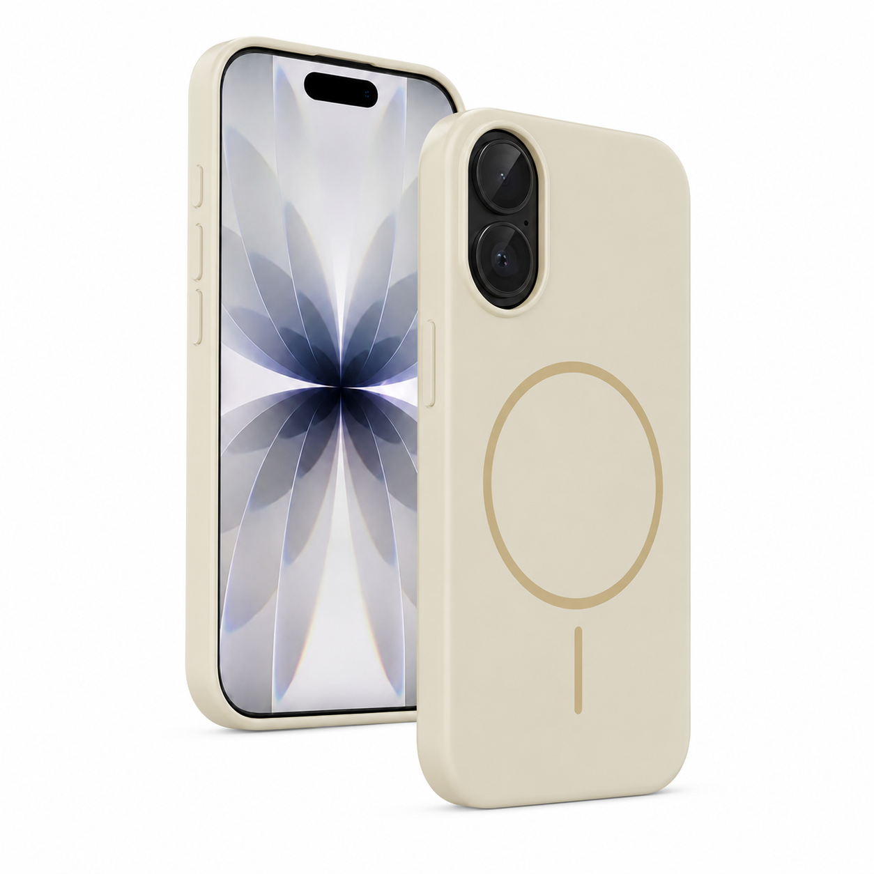 Starlight MagSafe iPhone 17 Silicone Phone Case with magnetic charging compatibility