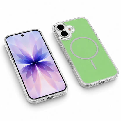 Transparent Green iPhone 17 Case, Scratch Resistant Mobile Cover, Premium Protective Phone Case