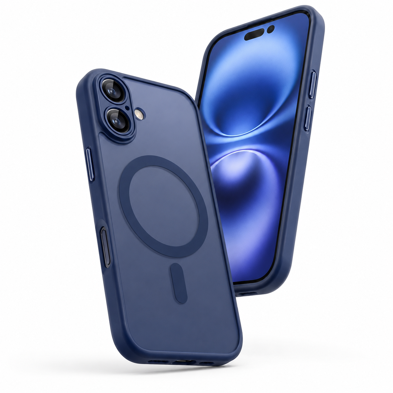 Shockproof iPhone 17 Mobile Cover with Rubberized Anti-Slip Frame