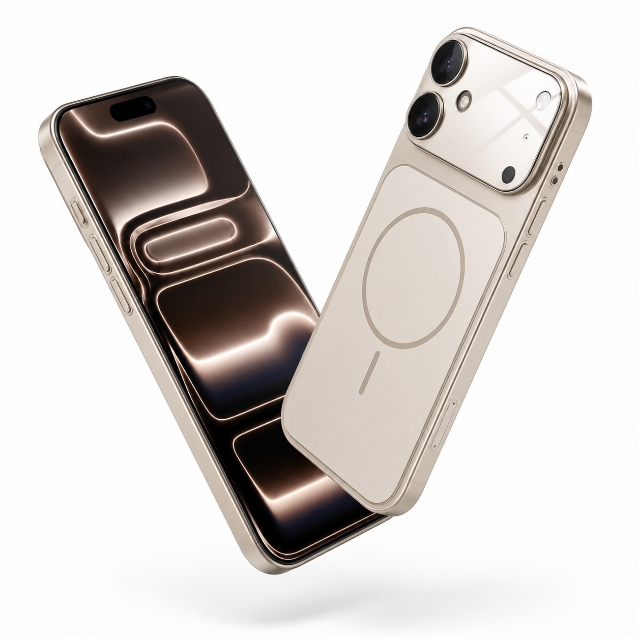 Military Grade Protective iPhone 16 Case with AG Glass Back and MagSafe Compatibility