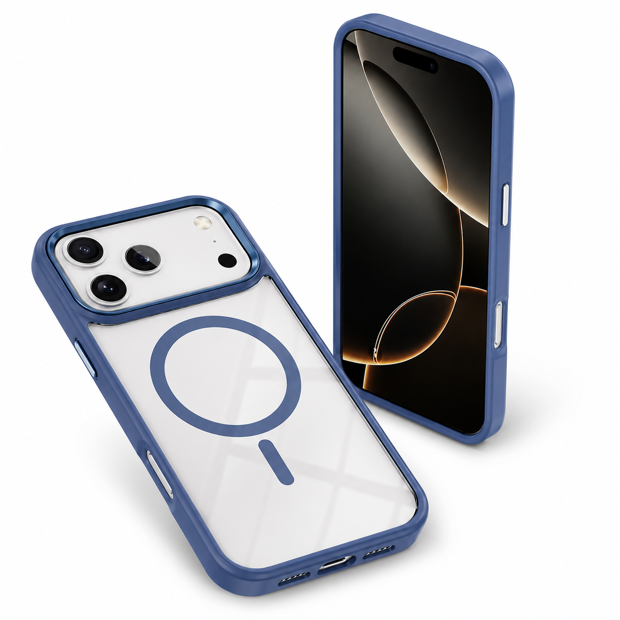 Midnight Blue MagSafe Case, Impact Resistant Phone Cover, Premium Mobile Case, Slim Protective Case