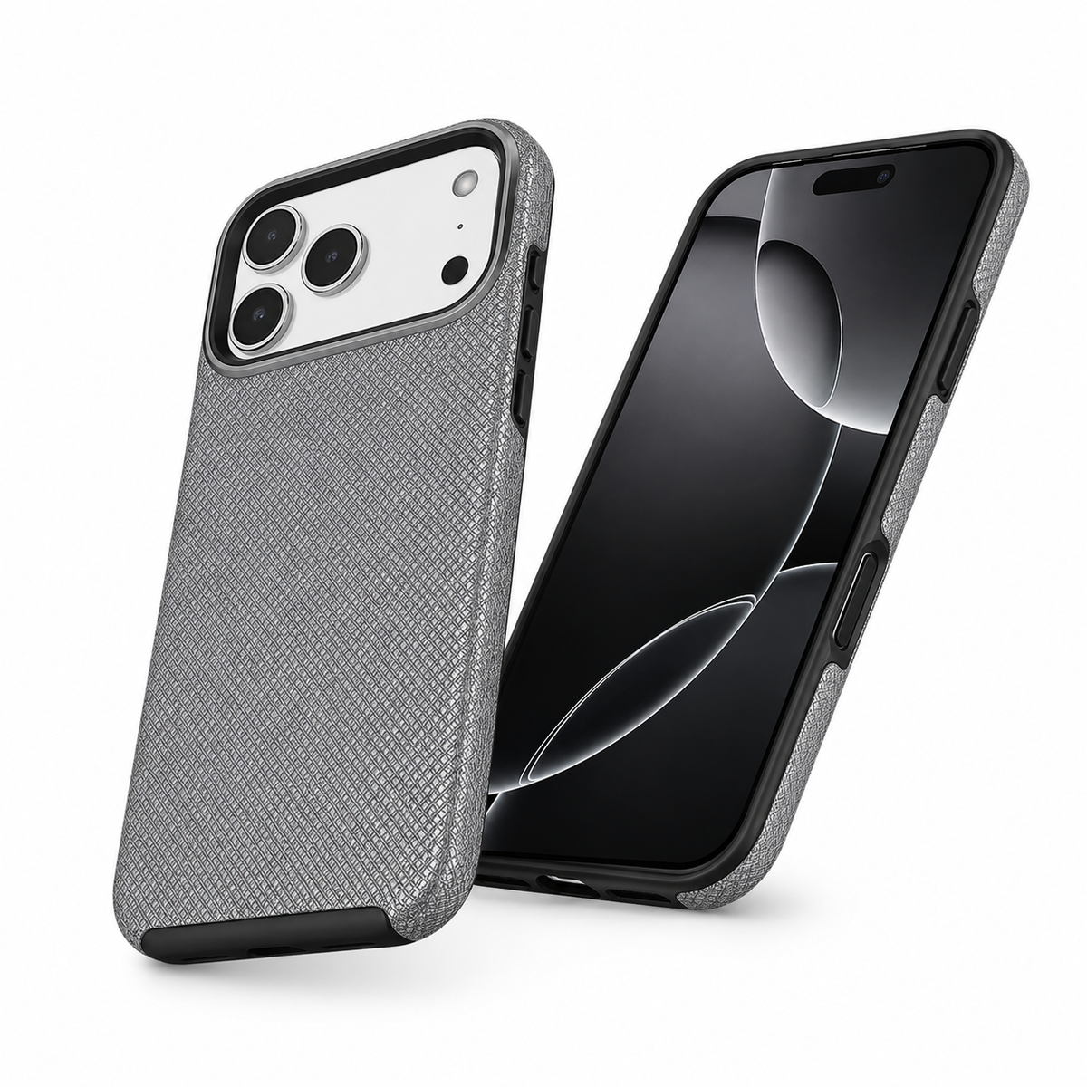 Premium Grey iPhone 18 Pro Max Case Slim Protective Case Wireless Charging Compatible Cover.