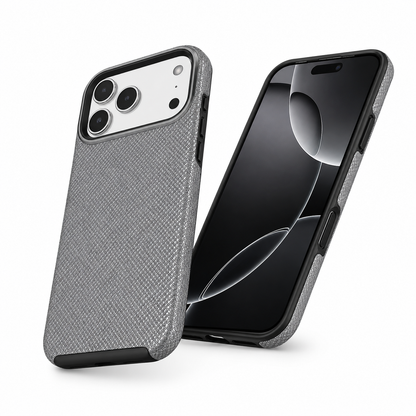 Premium Grey iPhone 17 Pro Max Case Slim Protective Case Wireless Charging Compatible Cover.