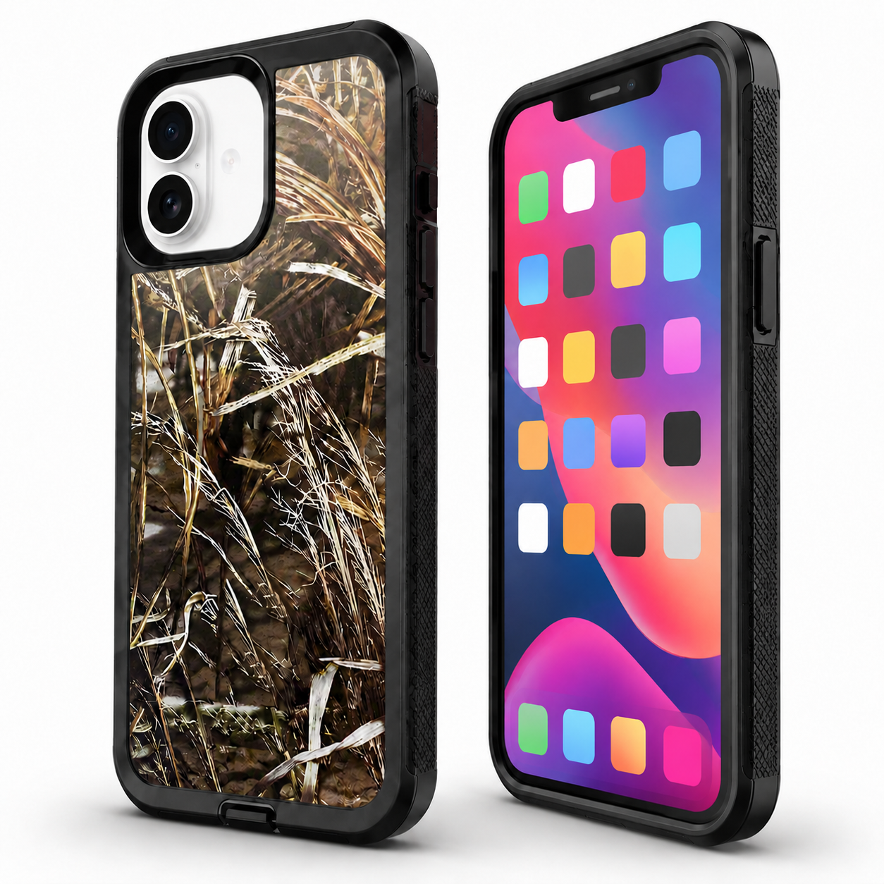 Rugged camouflage MagSafe compatible case for Apple iPhone 17