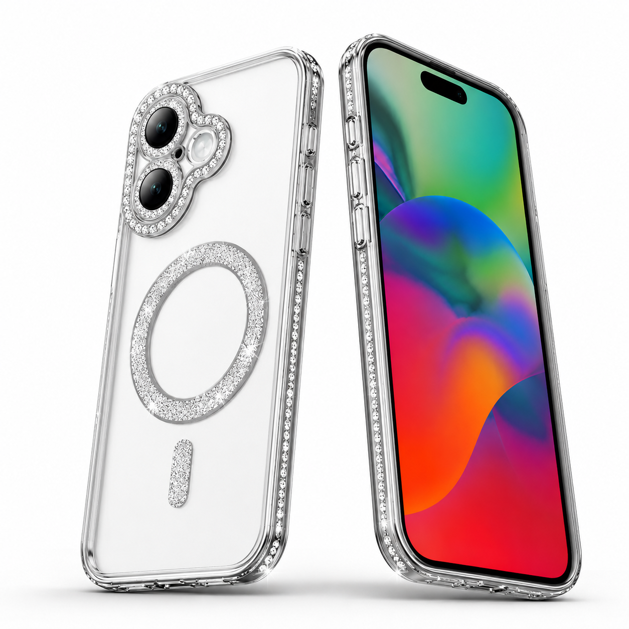 Luxury Clear MagSafe Phone Cover for Apple iPhone 17 Shockproof Protective Case