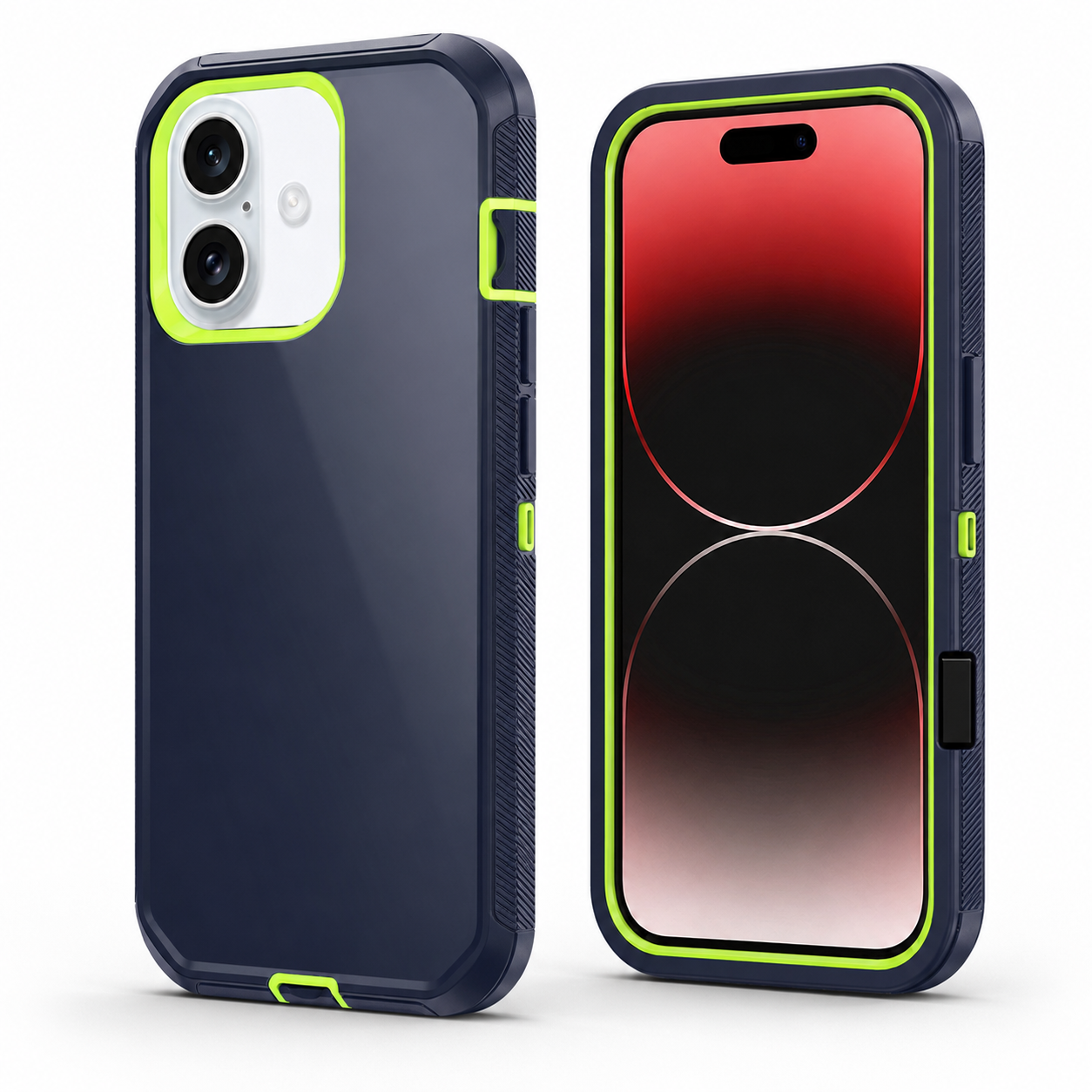 MagSafe-compatible lime protective case for Apple iPhone 17