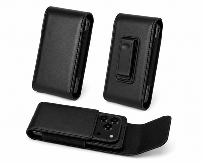 Premium Phone Belt Pouch for Apple iPhone 17 Pro Max Leather Holster Case