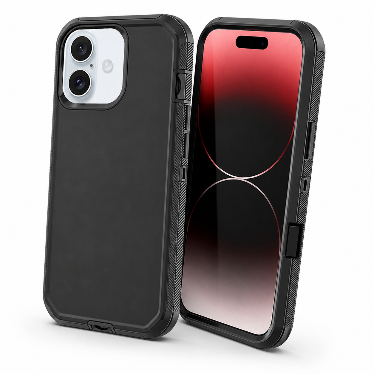 MagSafe-compatible black protective case for Apple iPhone 17