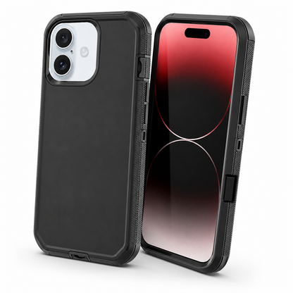MagSafe-compatible black protective case for Apple iPhone 17