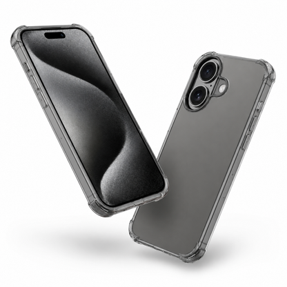 Slim anti-slip protective mobile cover for iPhone 17 in smoke