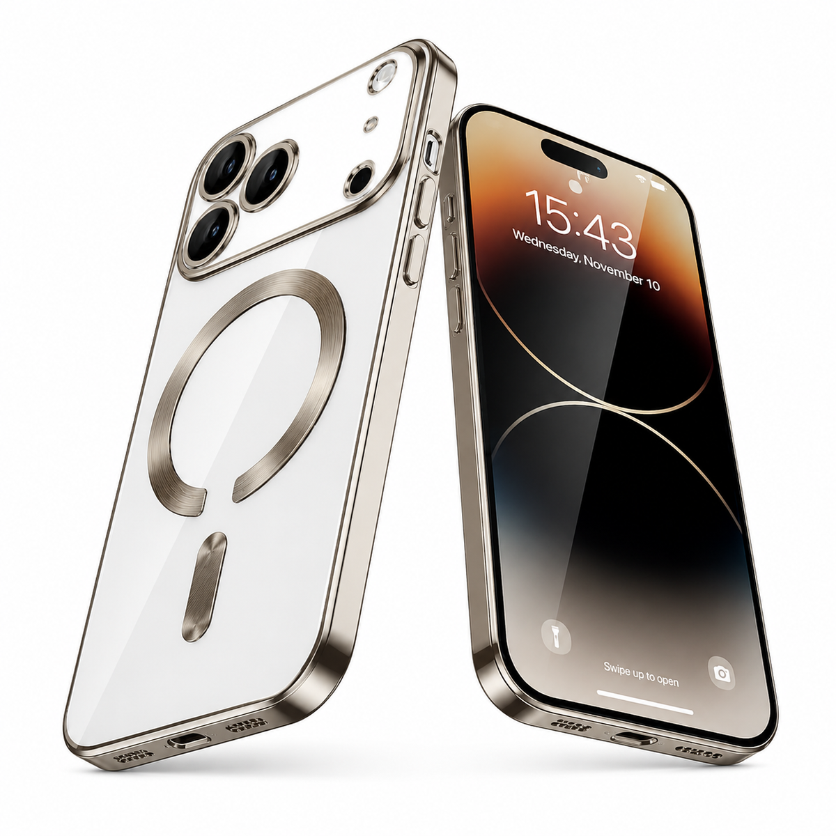 Titanium Electro Matt MagSafe Case for Apple iPhone 18 Pro Max Shockproof Phone Case