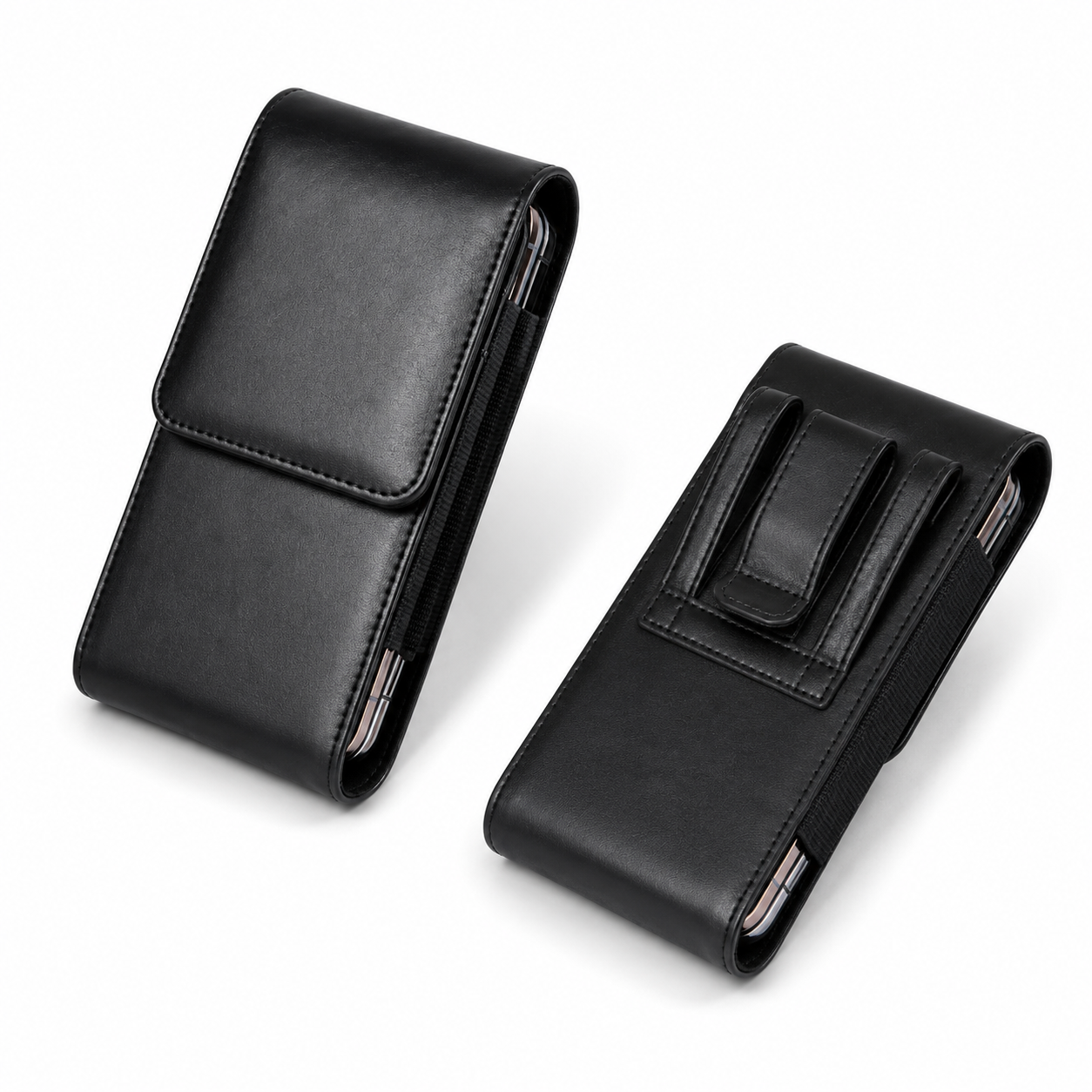 Apple iPhone 17 Pro Max Belt Case with Magnetic Flap and Metal Belt Clip