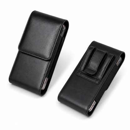 Apple iPhone 17 Pro Max Belt Case with Magnetic Flap and Metal Belt Clip