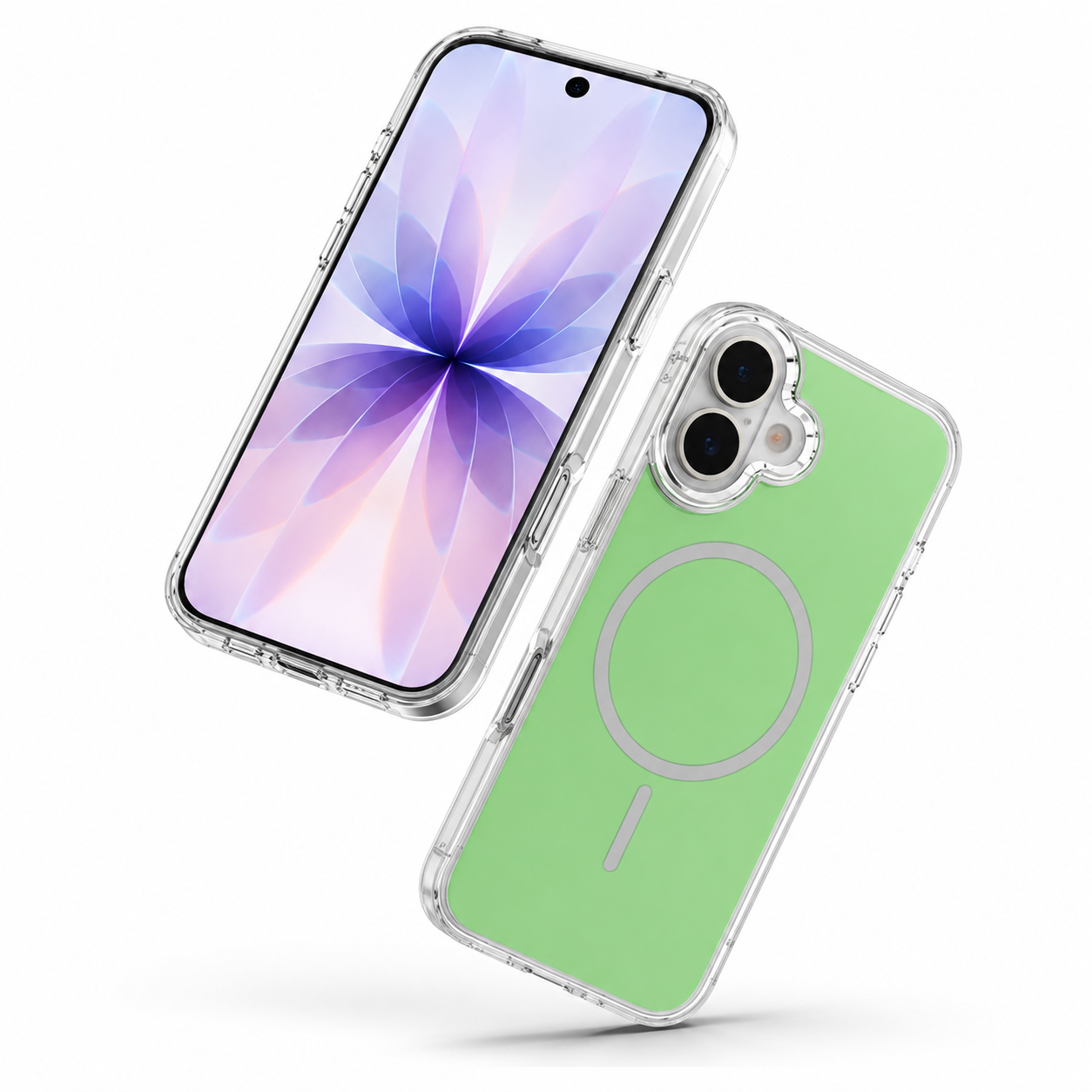 Crystal Clear MagSafe Case for Apple iPhone 17, Impact Resistant Phone Cover, Wireless Charging Compatible Case