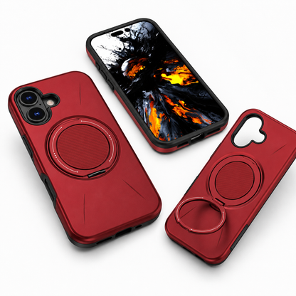 Premium Forge Ring Case for iPhone 17, protective cell phone cover, kickstand mobile case, durable smartphone case