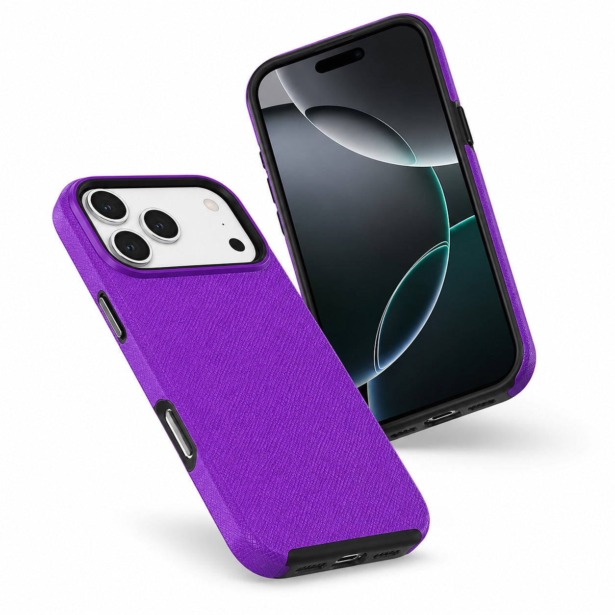 MagSafe Compatible Purple iPhone 17 Pro Max Phone Case - Wireless Charging Compatible Case, Designer Phone Case