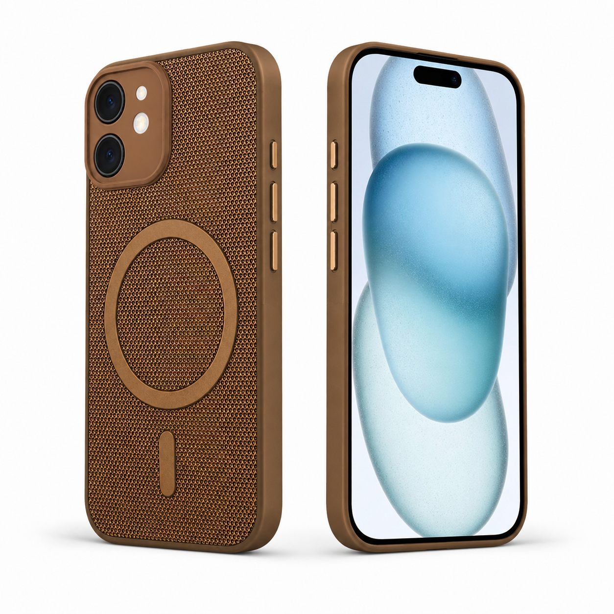 Desert textured iPhone 12 MagSafe protective phone cover