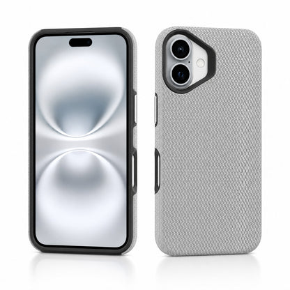  Grey iPhone 17 Case, Triangle Phone Case, Shockproof Protective Cover, MagSafe Compatible Case