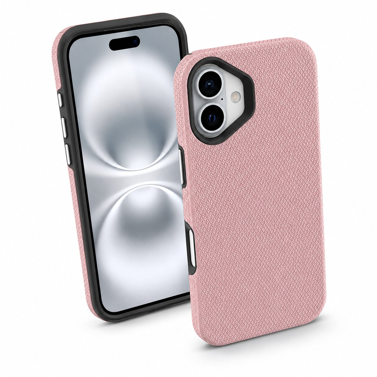  Premium Rose Gold Phone Case, Military Grade Protective Cover, Anti Scratch iPhone 16 Case