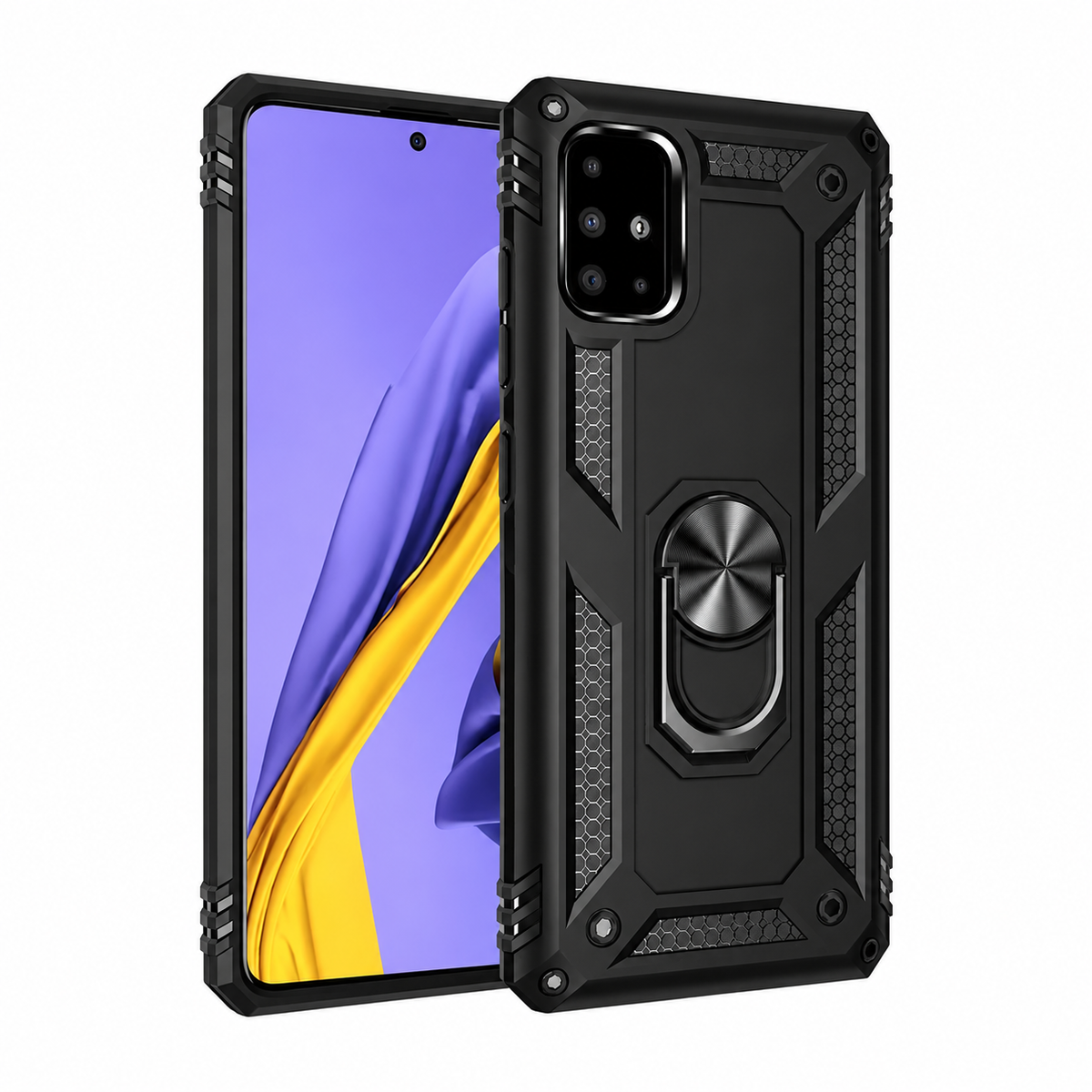 Anti-Drop Hybrid Case for Samsung Galaxy A71 - Black