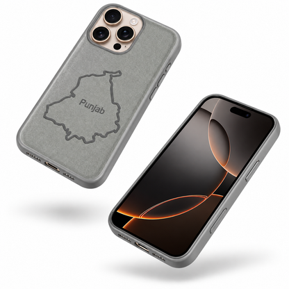 PNB Crafted case in grey for Apple iPhone 12 / 12 Pro.