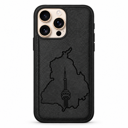 Black crafted case for Apple iPhone 12 / 12 Pro