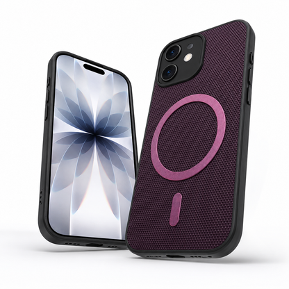 Purple shockproof grip case for Apple iPhone 12 Pro 6.1 inch