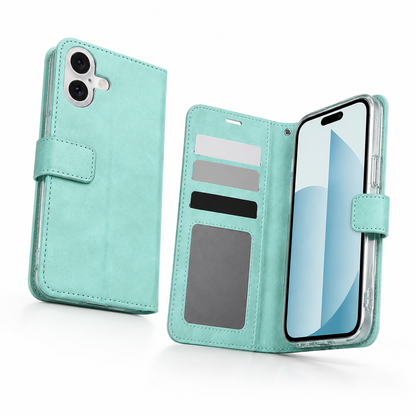 MagSafe compatible iPhone 17 wallet cover with camera protection