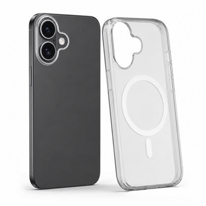 White MagSafe Polar Frost Case Apple iPhone 16 premium frosted transparent protective phone cover