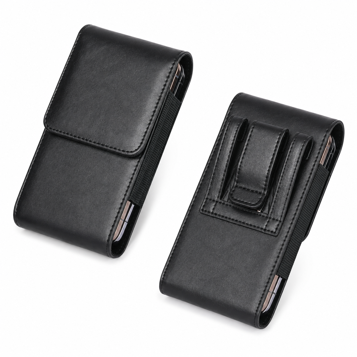 Protective Smartphone Holster Case for iPhone 17 Pro Max Vertical Belt Pouch