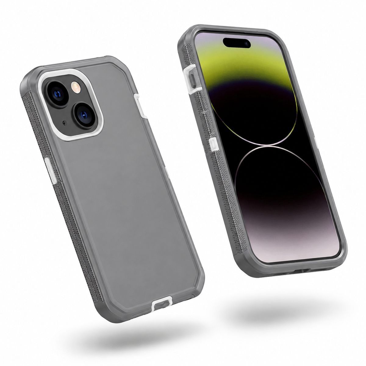 Triple Protection Case for Apple iPhone 14 - Grey
