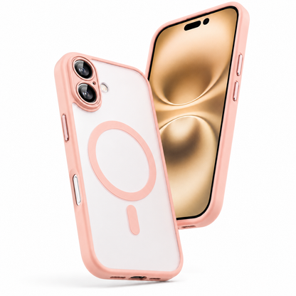 Shockproof iPhone 17 Mobile Cover with Rubberized Anti-Slip Frame