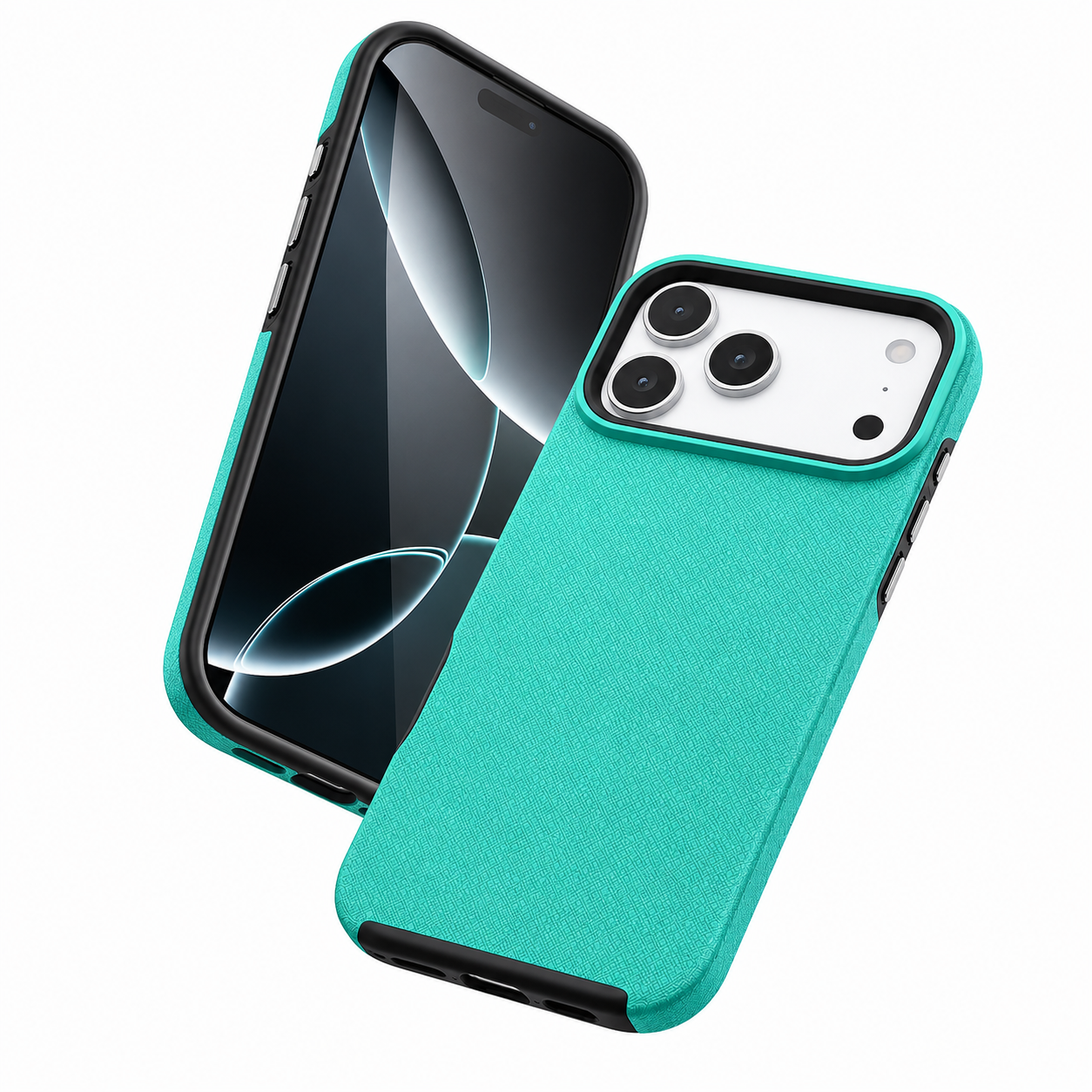 Premium Teal iPhone 17 Pro Max Case Slim Protective Case Wireless Charging Compatible Cover