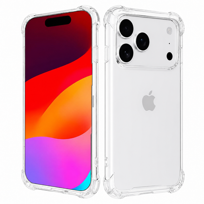 Clear Soft Edge Case for Apple iPhone 17 Pro Max with Shockproof TPU Bumper