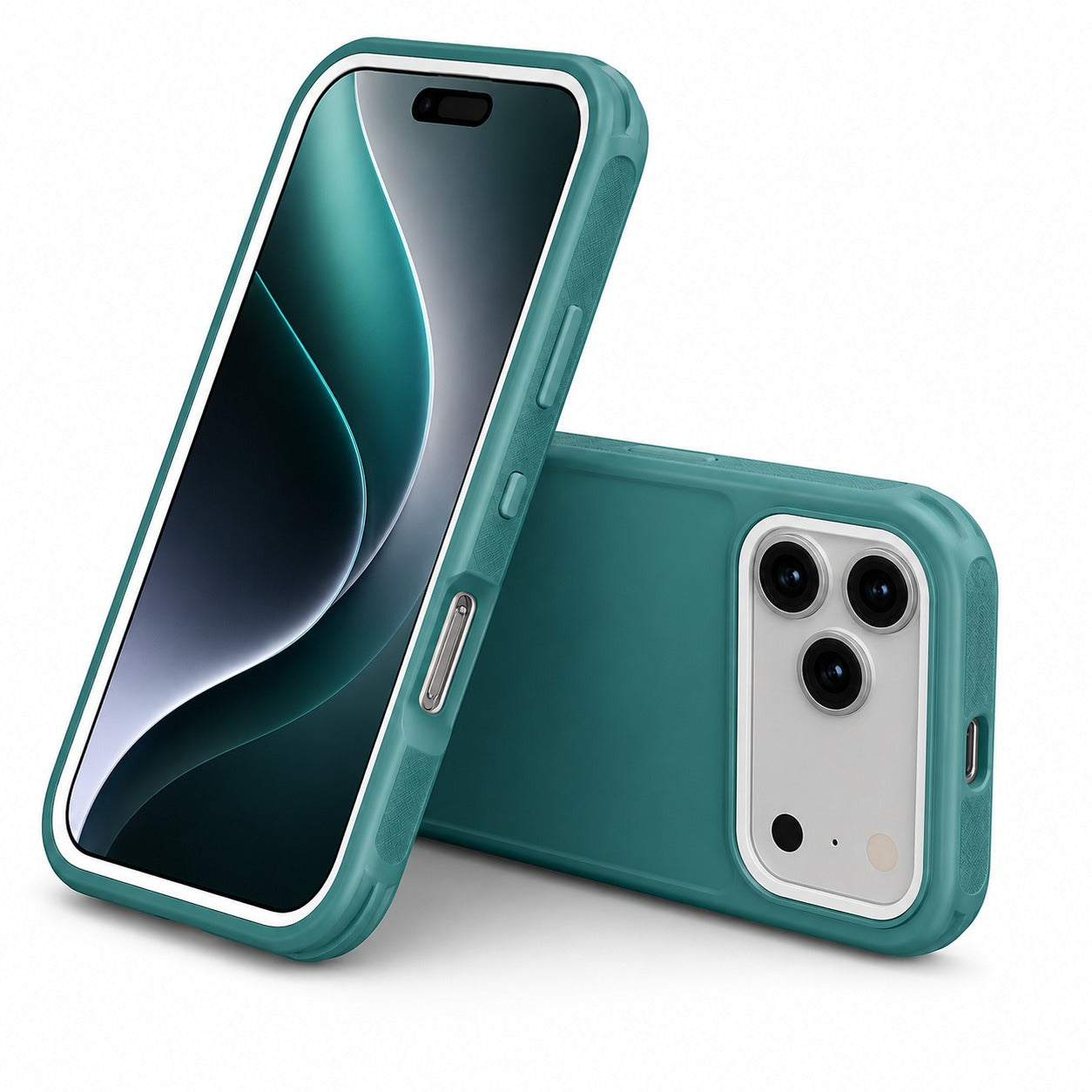 Premium Teal iPhone 17 Pro Max Cover, Drop Protection Phone Case, Durable Mobile Cover