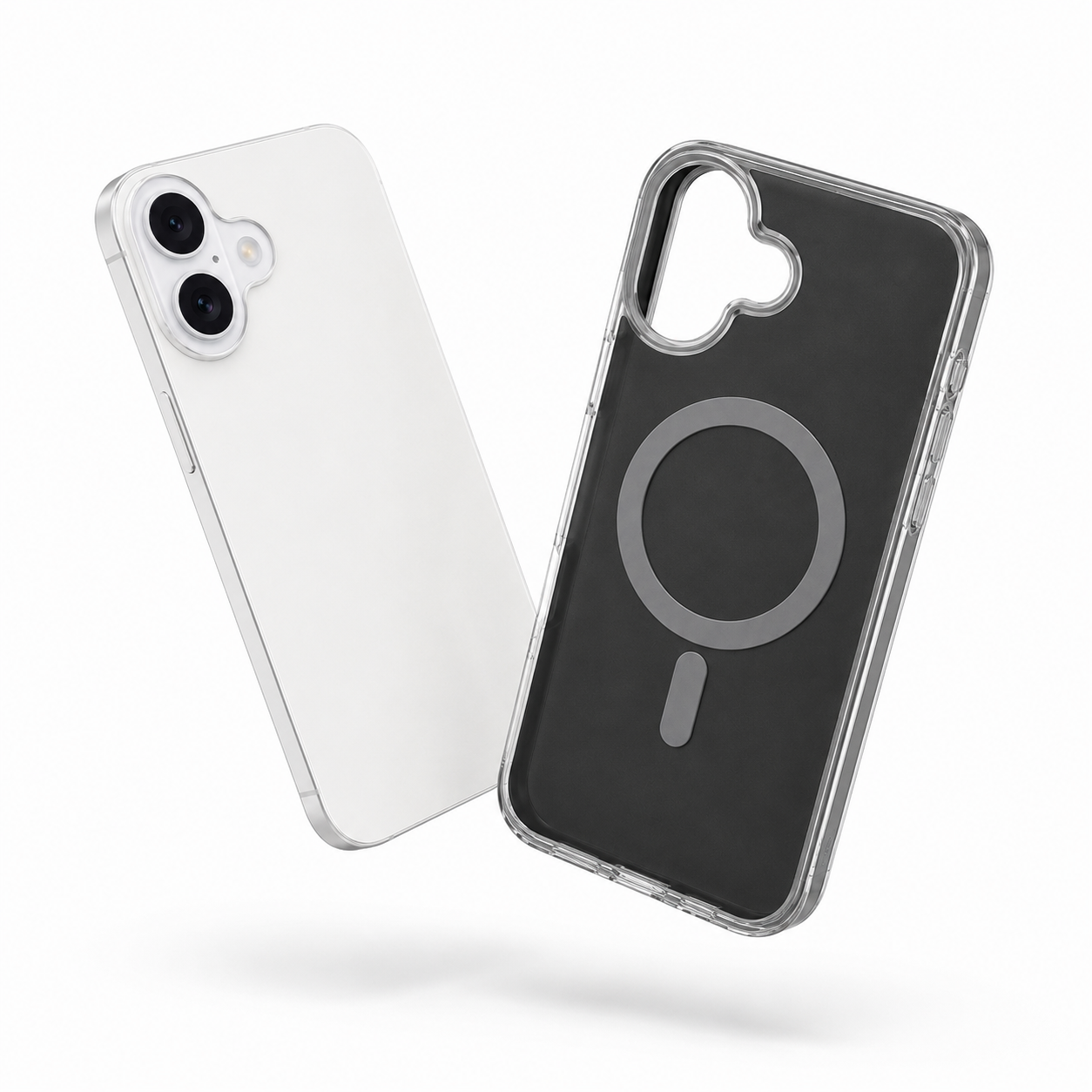 Black iPhone 17 Protective Phone Case with MagSafe Wireless Charging